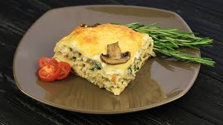 Блинный пирог с курицей и грибами  Рецепты от Со Вкусом [upl. by Dymphia684]