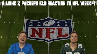 A Lions amp Packers Fan Reaction to NFL Week 4 [upl. by Zipah]