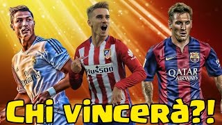 RONALDO MESSI GRIEZMANN  CHI VINCE PRONOSTICO LIGA SPAGNOLA 2017  VLOG [upl. by Cogswell]