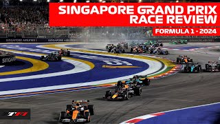 2024 Singapore GP Race Report Highlights Analysis and Results Breakdown [upl. by Mehalick]