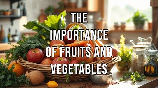 The Importance of Fruits and Vegetables [upl. by Novel]