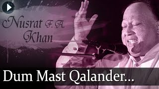 Duma Dum Mast Qalander  Nusrat Fateh Ali Khan  Top Qawwali Songs [upl. by Anah]