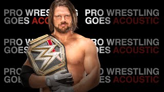 AJ Styles Theme Song WWE Piano Cover  Pro Wrestling Goes Acoustic [upl. by Suiravat]