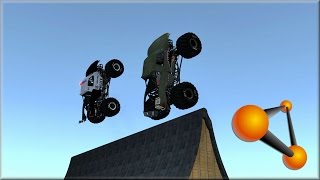 BeamNG Drive Monster Truck Back Flips  Insanegaz [upl. by Littlejohn]