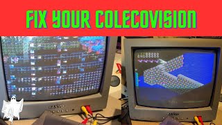 Colecovision Console Repair Bad Power Switch No Sound Glitched Graphics [upl. by Anujra]