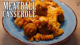 Meatball Casserole  COOK  Dont Be Lazy [upl. by Sibby]