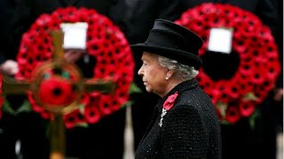 Queen leads Remembrance Day tributes at the Cenotaph [upl. by Loraine]