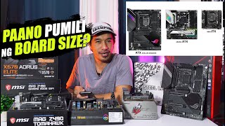 REALQUICK EP2 Paano PUMILI ng Motherboard base on SIZES ATX or mATX or MiniITX Simpleng Paliwanag [upl. by Previdi99]