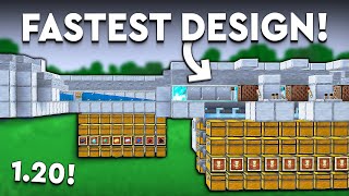 Minecraft BEST SORTING SYSTEM 121  NEW UPDATE  20x FASTER [upl. by Arual]