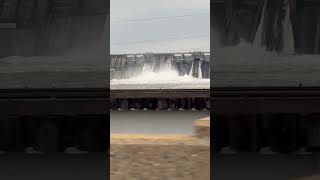 CRK WEATHER TRACKING The Cowan Ford Dam in nc from hurricane Helen shorts [upl. by Omor562]