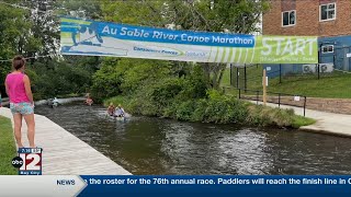 AuSable River Canoe Marathon begins Saturday night [upl. by Ococ]