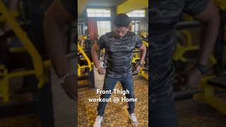 Front Thigh workout  Home [upl. by Hillery800]