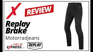 Replay Brake Motorradjeans  Kevlarjeans Produktvorstellung  Helmexpresscom [upl. by Athene804]