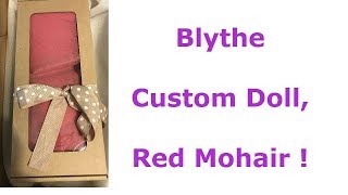 Blythe Custom Doll Red Mohair [upl. by Fiertz]