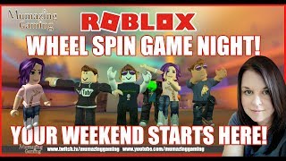 Roblox Wheel Spin Game NIght  Your Weekend Starts Here [upl. by Reiniar629]