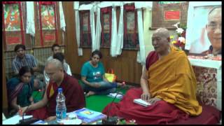 Buddhist Psychology  Ven Geshe Yeshe Thabkhe la  Day 1  23May2014  Tibet House [upl. by Annaid]