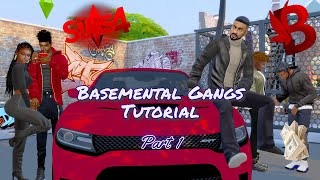 The Sims 4  Lets Play Basemental Gangs  Part 1 [upl. by Melodie]