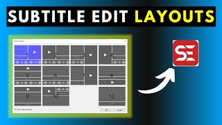 Subtitle Edit Layouts  Game Changer for Captioning Vertical Videos [upl. by Leksehcey]