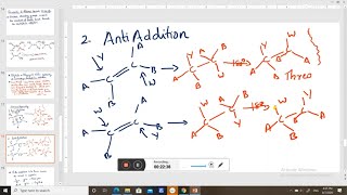 Electrophilic Addition Reaction Mechanism Problems and Stereo chemistry AJT Chemistry [upl. by Marys]