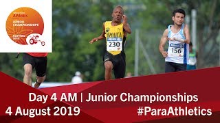 Day 4 Morning  World Para Athletics Junior Championships  Nottwil 2019 [upl. by Adnuahsor659]