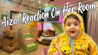 Aizal Reaction On Her Room  50 Families Main Rashan Bags Bant Diye [upl. by Assirat]