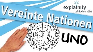 Vereinte Nationen UNO einfach erklärt explainity® Erklärvideo [upl. by Maurizia]