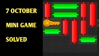 7 October Mini Game 🎮 Hamster Kombat Mini Game 7 October  7 October Puzzle Game [upl. by Mariya224]