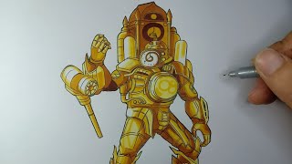 How To Draw Titan Clockman Skibidi Toilet [upl. by Delia111]