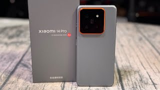 Xiaomi 14 Pro Titanium  Unboxing and First Impressions [upl. by Garrity]