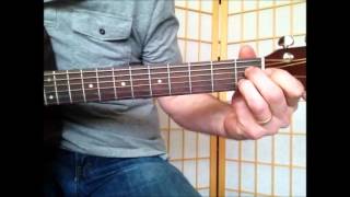 Chim Chim Cheree Guitar Lesson Sing along chords start at 910 [upl. by Dlareme]