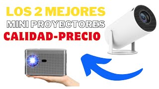 ✔️ Los 2 MEJORES MINI PROYECTORES PORTÁTILES para MÓVILES 📱 baratos y calidad precio en AMAZON 💥 [upl. by Idid]