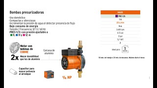 Bomba presurizadora 16 TRUPER 14635 PRE16 [upl. by Politi512]