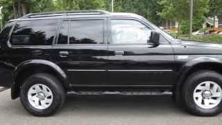 2003 Mitsubishi Montero Sport Black  STOCK 13518B  Walk around [upl. by Ailemrac]