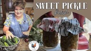 How to Make and Preserve Homemade Sweet Pickle RelishEasy Canning Recipe [upl. by Anon]