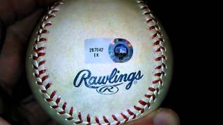 UNBOXING VIDEO Detroit tigers mystery ball bags 10172012 [upl. by Frankel120]