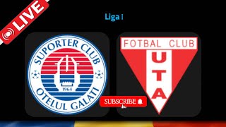 FC Oțelul Galați vs UTA ​​Arad Live Fotbal Meci de Azi Liga I Română Live [upl. by Wistrup]