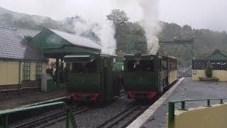 On Board Snowdonia Mountain Railway at Llanberis station 31st July 2013 [upl. by Leidgam]