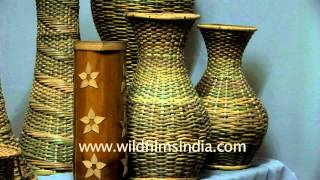 Mizaw bamboo handicrafts Aizawl [upl. by Fanchan]