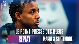 Le replay de la conférence de presse des Bleus mardi 3 septembre 2024 [upl. by Gearalt]