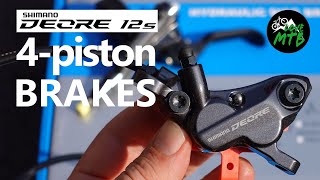 Shimano Deore 4Piston BRAKES vs 2Piston Worth It Brakes check Riding Review [upl. by Lemuel371]