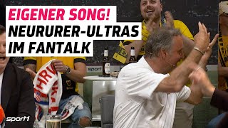 Irrer Empfang Fantalk feiert Neururer mit eigenem Song [upl. by Rusticus434]