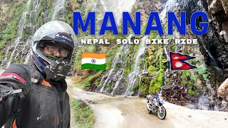 Manang solo Ride  TOUGH OFFROAD Nepal Besisahar to Dharapani On BMW G310 GS [upl. by Munshi]