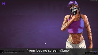 FiveM Fivem Loading screen V5 for your Roleplay servers  Fivem Store [upl. by Lipinski]