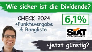 Sixt Aktienanalyse 2024 Wie sicher ist die Dividende günstig bewertet [upl. by Hsetim]