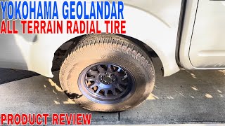 ✅ Yokohama Geolandar AT G015 All Terrain Radial Tire26570R17 113T 🔴 [upl. by Gurango918]