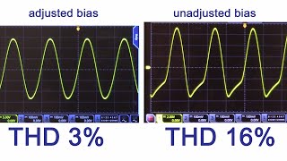 The difference of biased and unbiased  class A tube amplifier A331 6C33CB integrated [upl. by Demy]