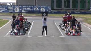 CIK FIA EUROPEAN CHAMPIONSHIP 2017 ROUND 1 KZ FINAL [upl. by Yob403]