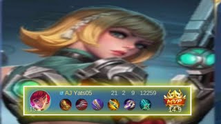 BEATRIX BEST BUILD HIGHLIGHTS 21 KILLS  MANIAC GAMEPLAYMONTAGEMLBBMOBILE LEGENDSBANGBANG [upl. by Eissej]