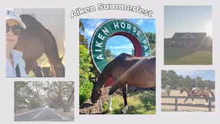 Horse show vlog Competing at the Aiken Summerfest show in South Carolina [upl. by Dnalhsa502]