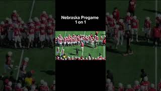 Nebraska Football Pregame 1 on 1s [upl. by Latsirk]